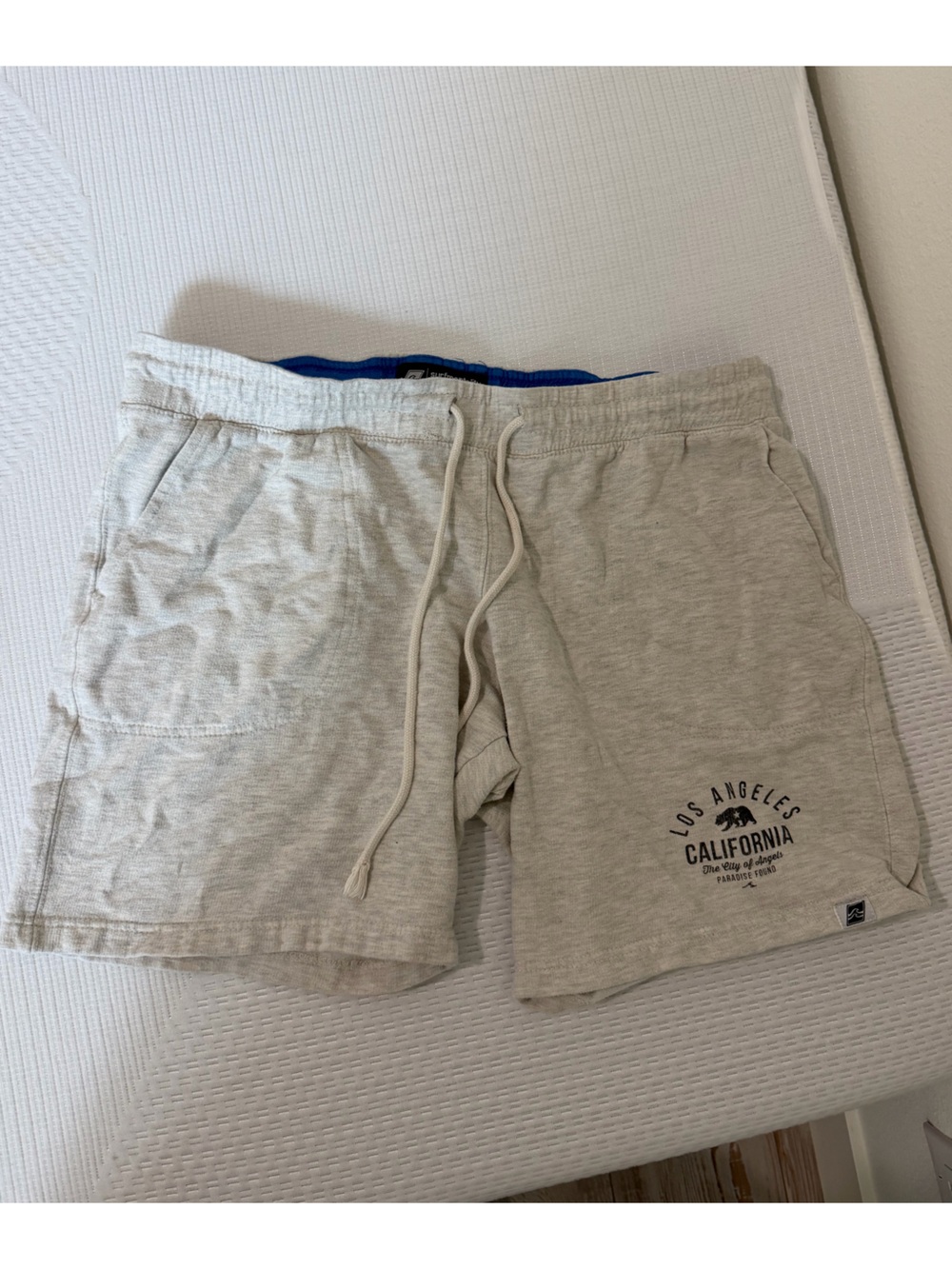 Men’s Surfmentality Drawstring Shorts with Los Angeles Print Size L